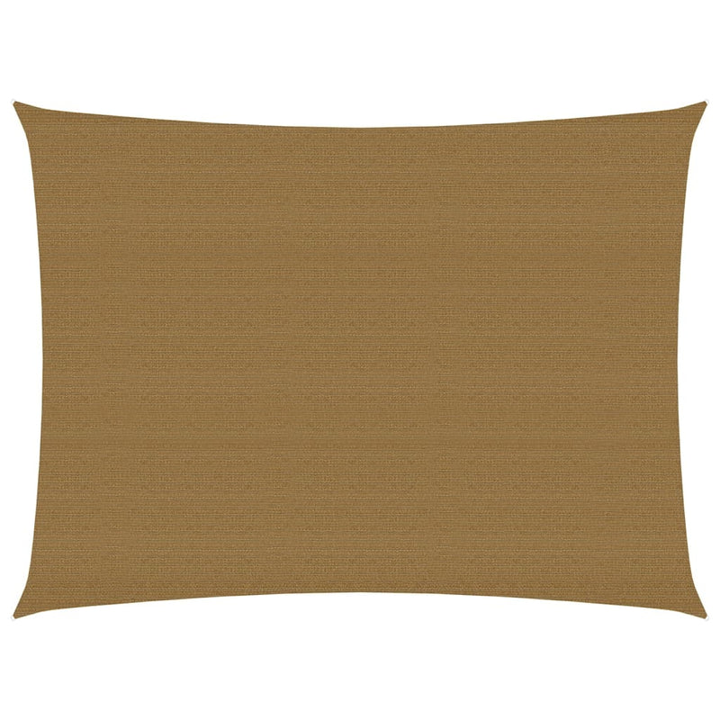 Afbeelding laden in galerijviewer, VidaXL Zonnezeil 160 g m² 5x6 m HDPE taupe