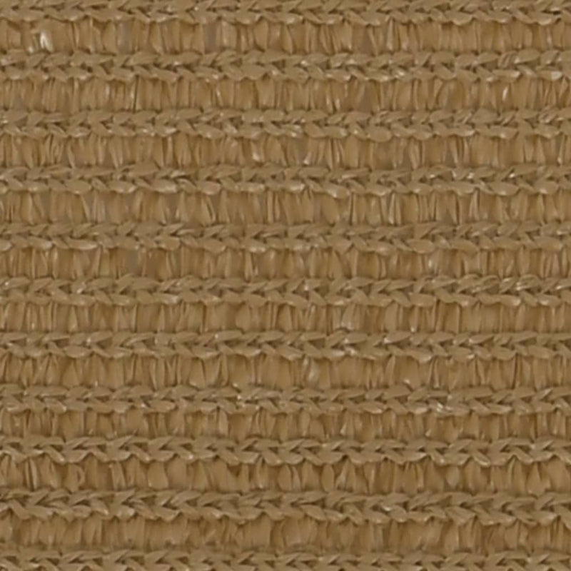 Afbeelding laden in galerijviewer, VidaXL Zonnezeil 160 g m² 5x6 m HDPE taupe