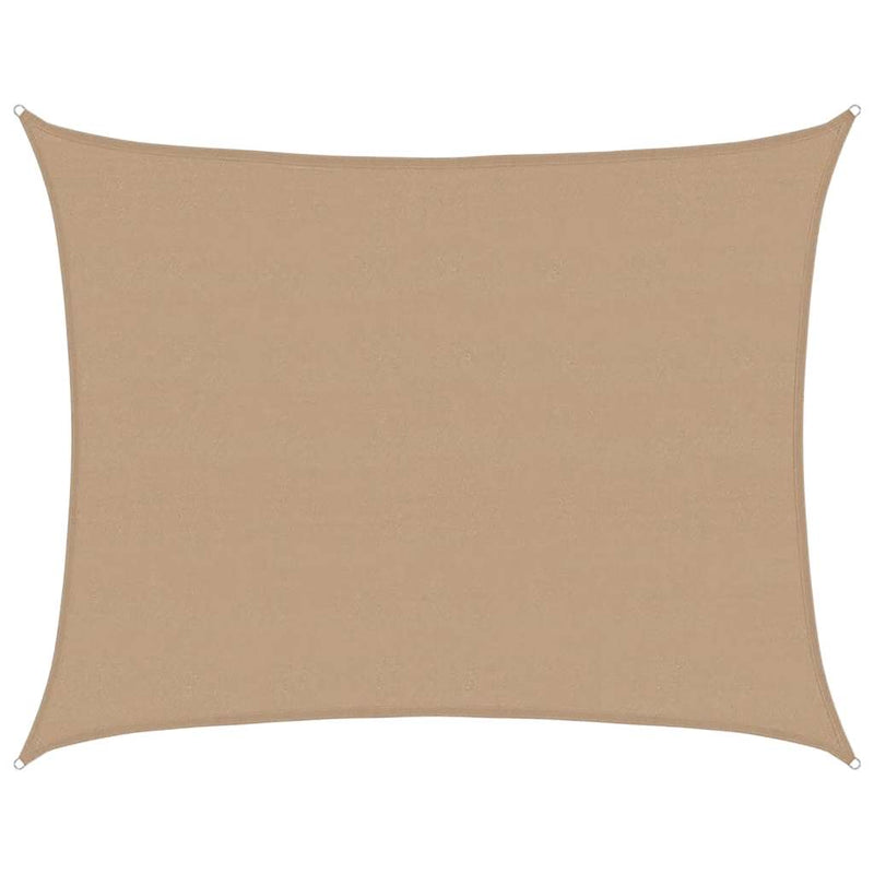 Afbeelding laden in galerijviewer, Vidaxl zonnezeil 160 g m² 6x7 m hdpe taupe