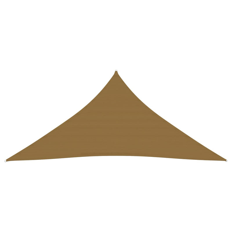 Afbeelding laden in galerijviewer, VidaXL Zonnezeil 160 g m² 3x4x4 m HDPE taupe