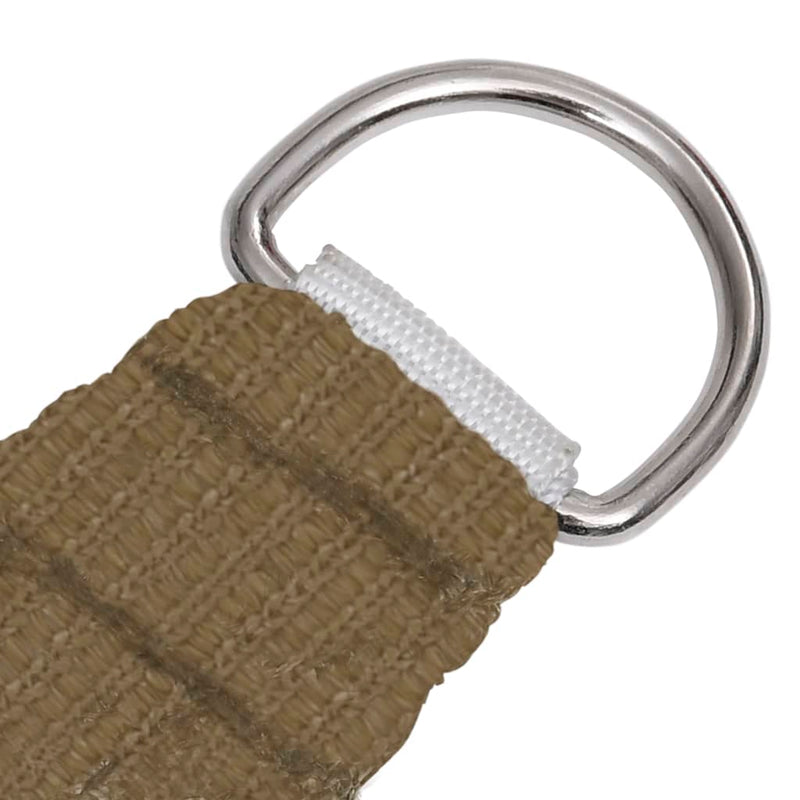 Afbeelding laden in galerijviewer, VidaXL Zonnezeil 160 g m² 3x4x4 m HDPE taupe