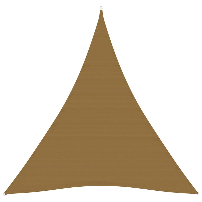 Afbeelding laden in galerijviewer, VidaXL Zonnezeil 160 g m² 4x5x5 m HDPE taupe