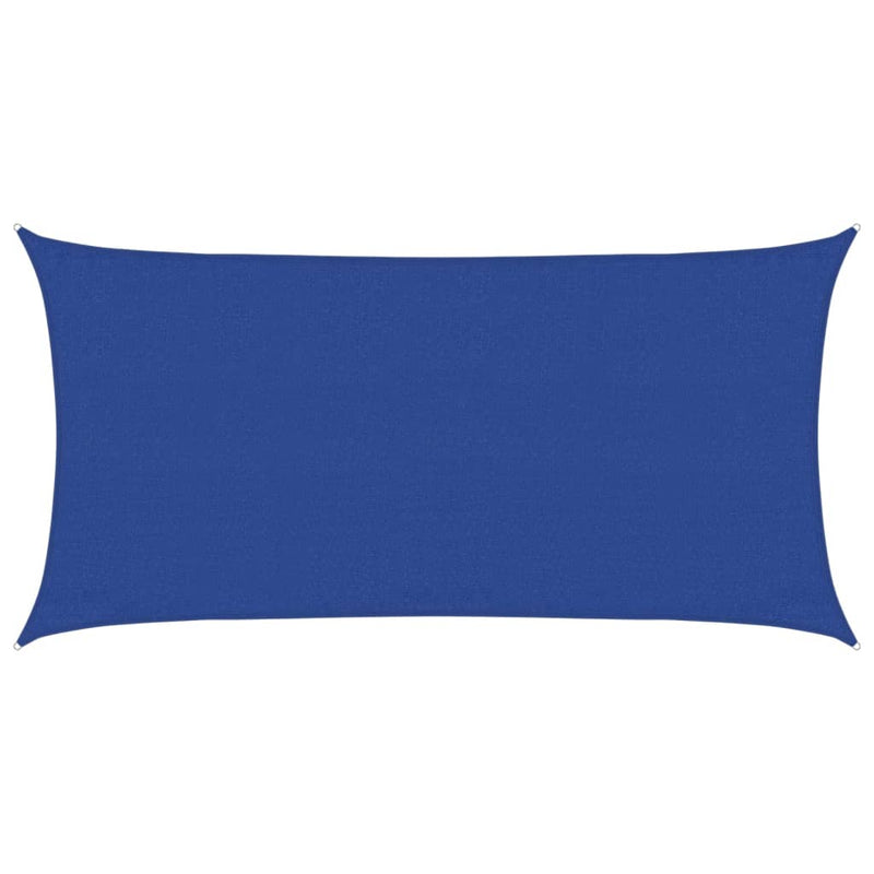 Afbeelding laden in galerijviewer, Vidaxl zonnezeil 160 g m² rechthoekig 3x6 m hdpe blauw