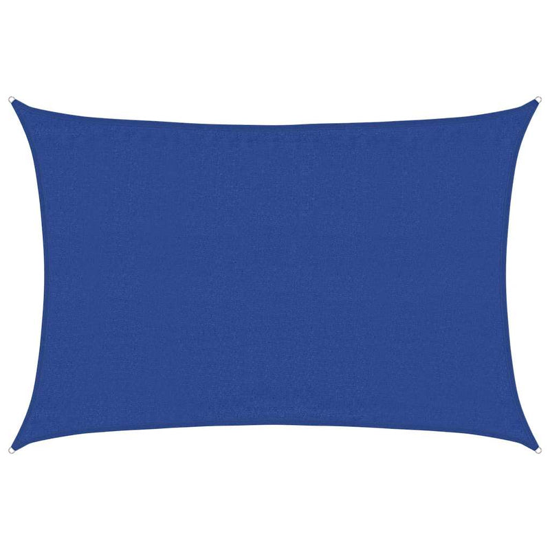 Afbeelding laden in galerijviewer, Vidaxl zonnezeil 160 g m² rechthoekig 3,5x5 m hdpe blauw