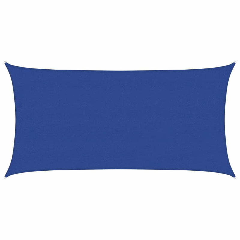Afbeelding laden in galerijviewer, Vidaxl zonnezeil 160 g m² rechthoekig 4x7 m hdpe blauw
