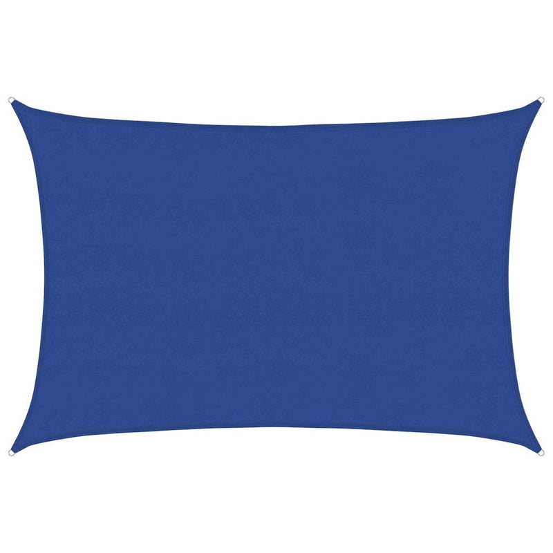 Afbeelding laden in galerijviewer, Vidaxl zonnezeil 160 g m² rechthoekig 5x6 m hdpe blauw