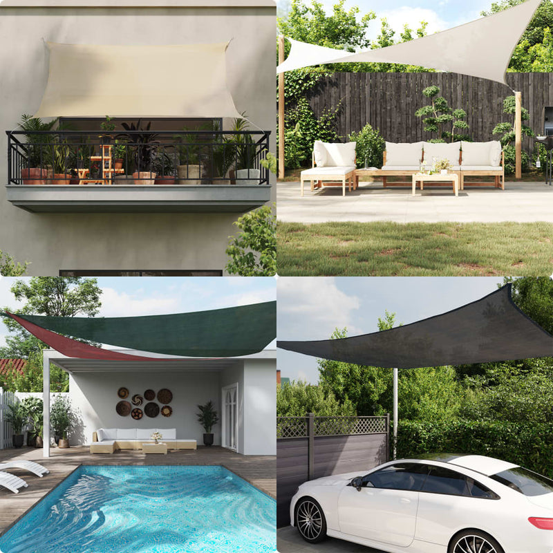 Afbeelding laden in galerijviewer, Vidaxl zonnezeil 160 g m² 3 4x2 m hdpe blauw