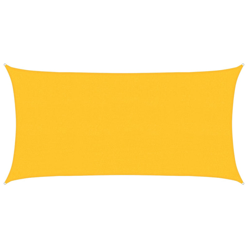 Afbeelding laden in galerijviewer, Vidaxl zonnezeil 160 g m² rechthoekig 2x3,5 m hdpe geel