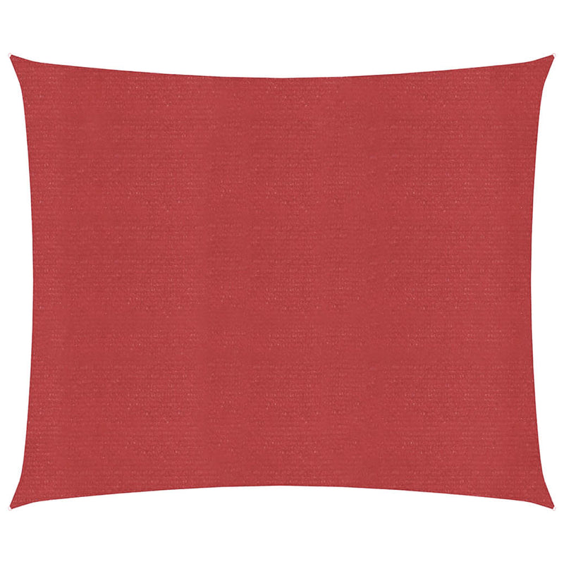 Afbeelding laden in galerijviewer, Vidaxl zonnezeil 160 g m² 5x5 m hdpe rood