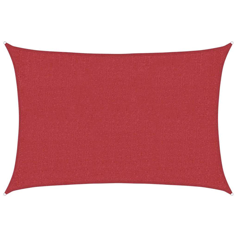 Afbeelding laden in galerijviewer, Vidaxl zonnezeil 160 g m² 3x5 m hdpe rood
