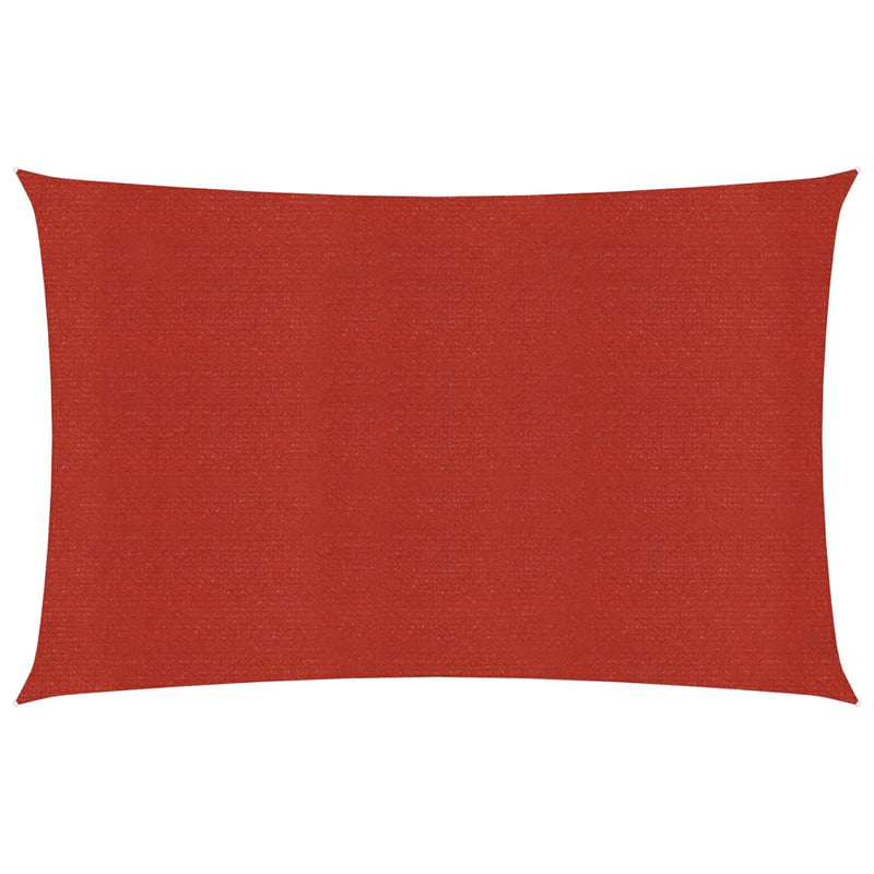 Afbeelding laden in galerijviewer, VidaXL Zonnezeil 160 g m² 5x6 m HDPE rood