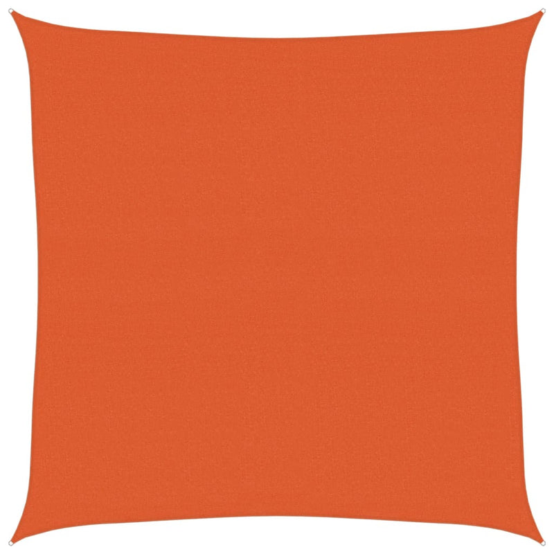 Afbeelding laden in galerijviewer, Vidaxl zonnezeil 160 g m² vierkant 4x4 m hdpe oranje