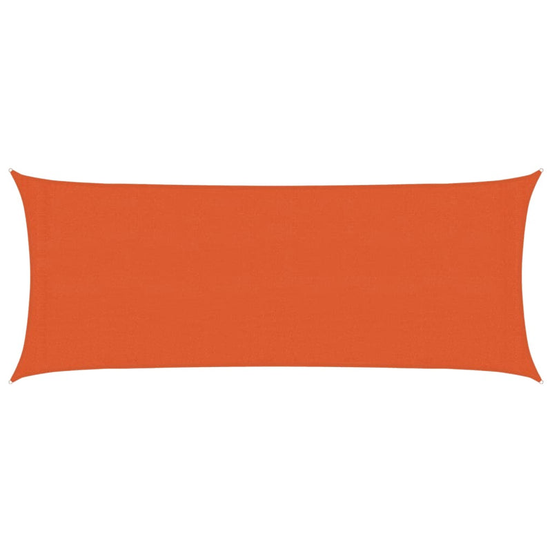 Afbeelding laden in galerijviewer, Vidaxl zonnezeil 160 g m² 2x5 m hdpe oranje