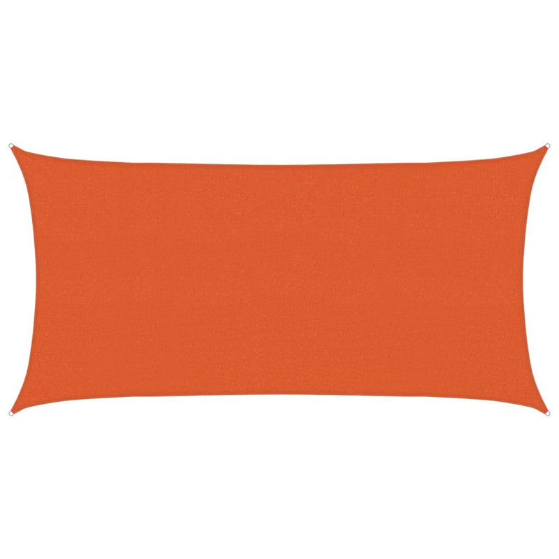 Afbeelding laden in galerijviewer, Vidaxl zonnezeil 160 g m² 2,5x5 m hdpe oranje