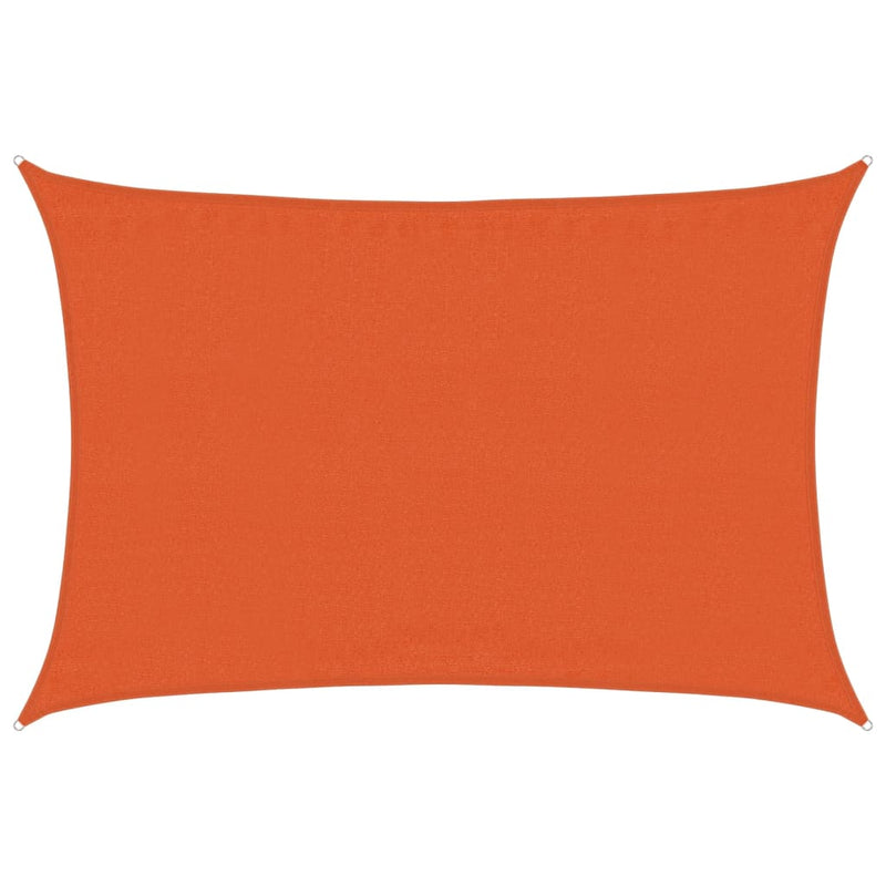 Afbeelding laden in galerijviewer, Vidaxl zonnezeil 160 g m² 3,5x4,5 m hdpe oranje