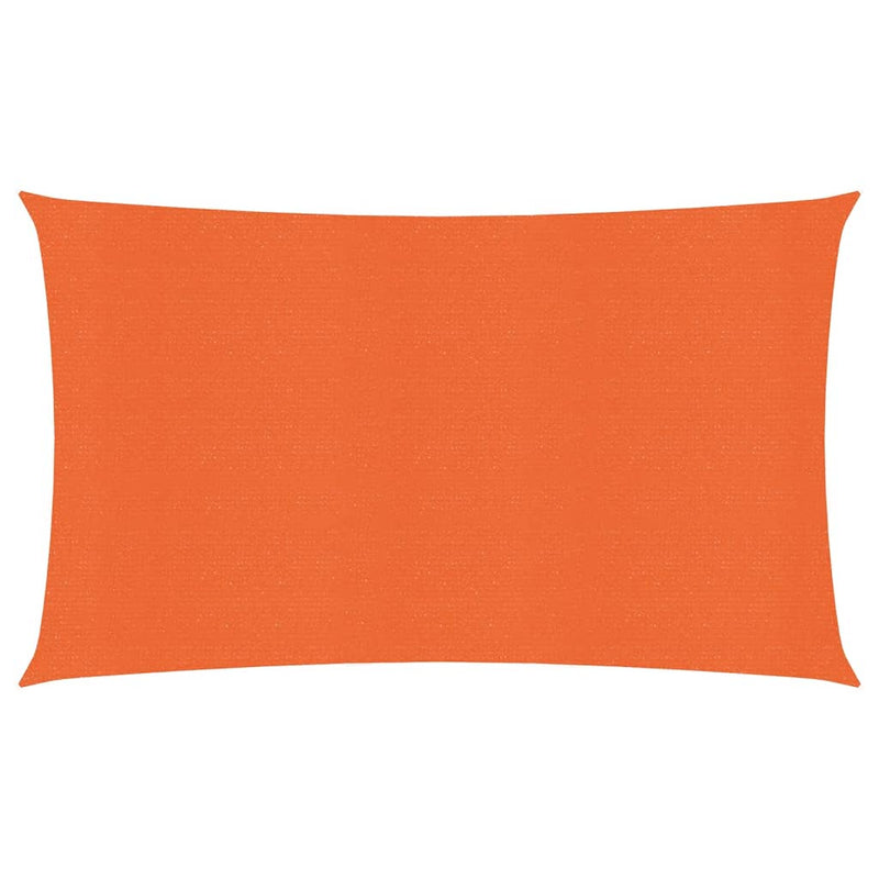 Afbeelding laden in galerijviewer, Vidaxl zonnezeil 160 g m² rechthoekig 4x7 m hdpe oranje