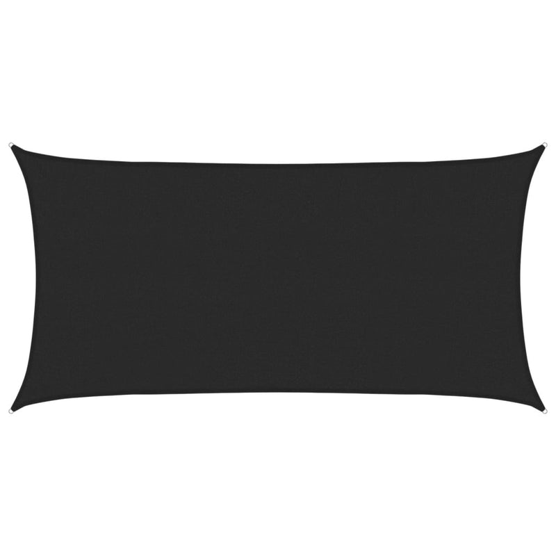 Afbeelding laden in galerijviewer, Vidaxl zonnezeil 160 g m² 2x4 m hdpe zwart