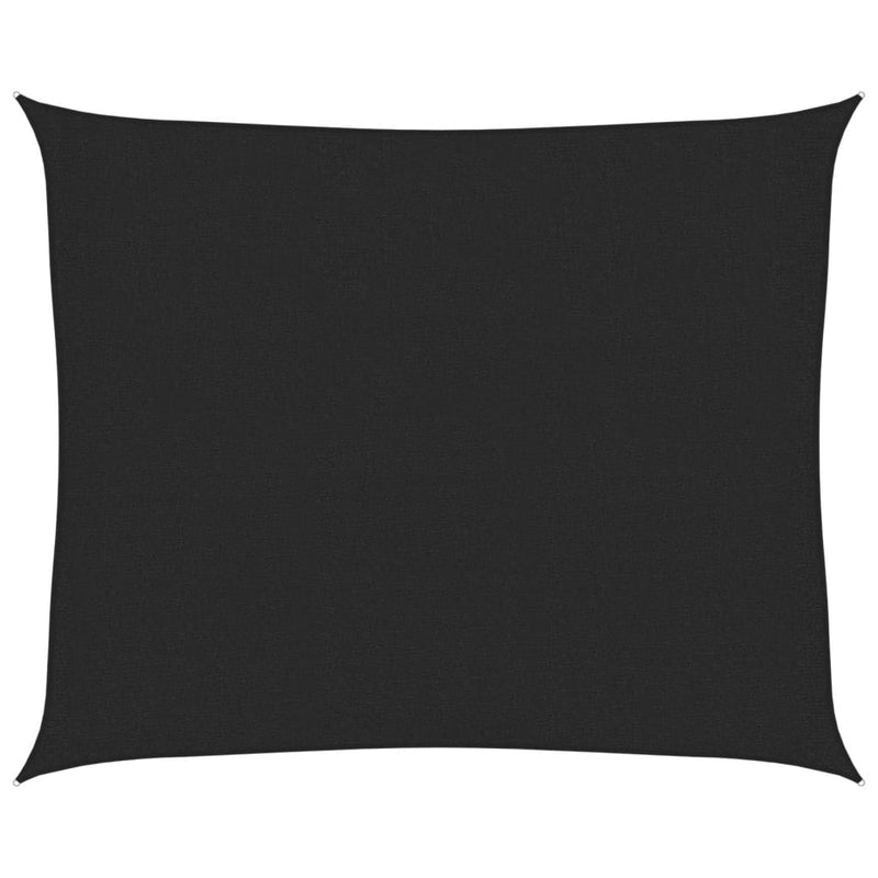 Afbeelding laden in galerijviewer, Vidaxl zonnezeil 160 g m² 2,5x3 m hdpe zwart