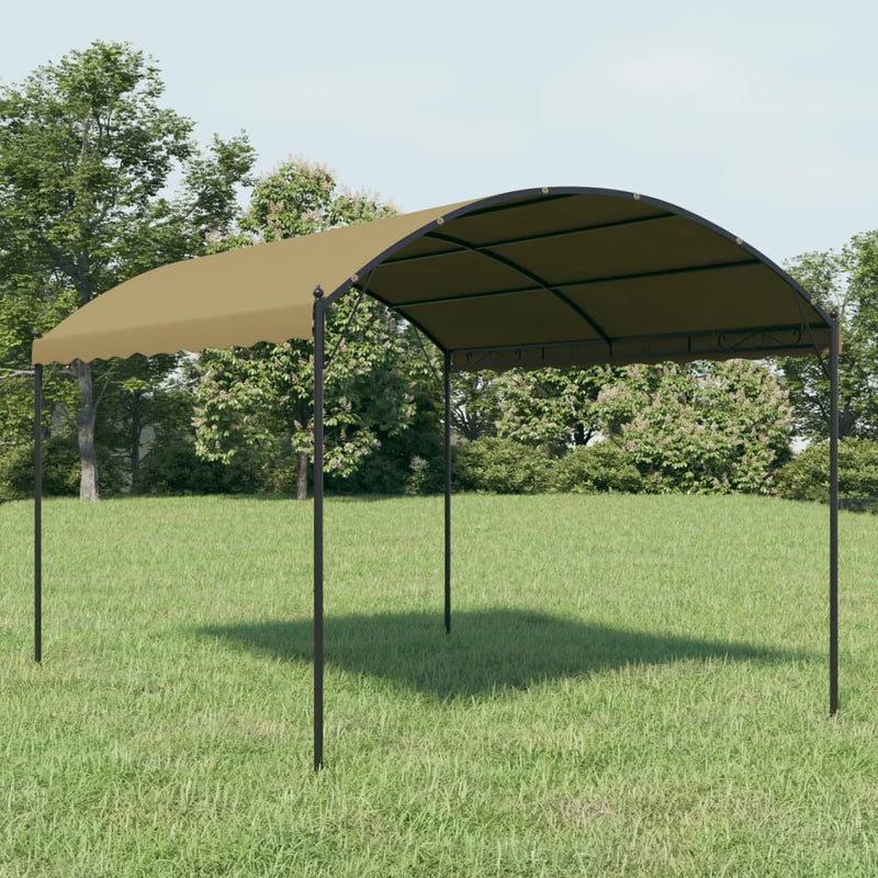 Afbeelding laden in galerijviewer, VidaXL Prieel 180 g m² 4x3x2,6 m taupe