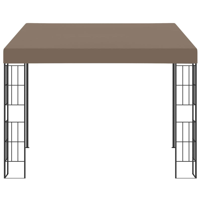 Afbeelding laden in galerijviewer, Vidaxl wandprieel 3x3 m stof taupe