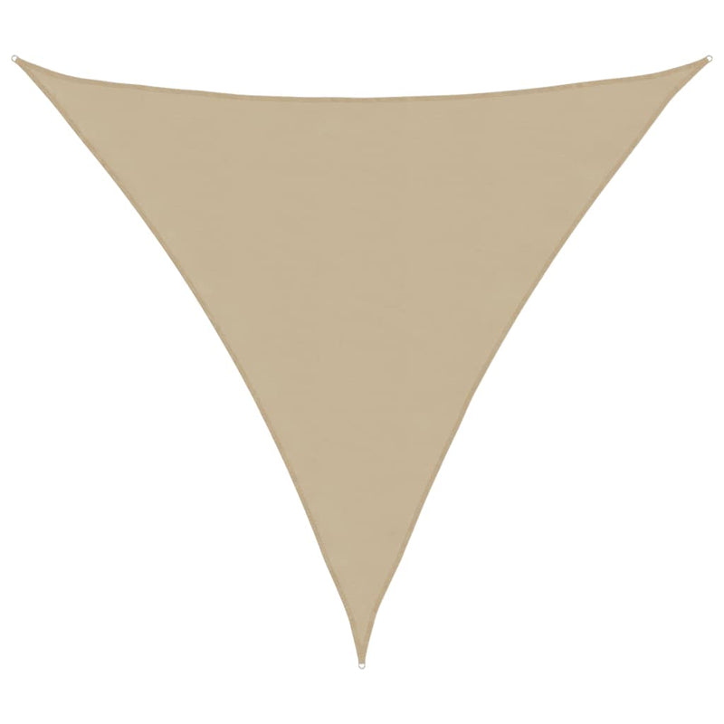 Afbeelding laden in galerijviewer, Vidaxl zonnescherm driehoekig 6x6x6 m oxford stof beige