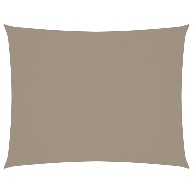 Afbeelding laden in galerijviewer, Vidaxl zonnescherm rechthoekig 6x7 m oxford stof taupe