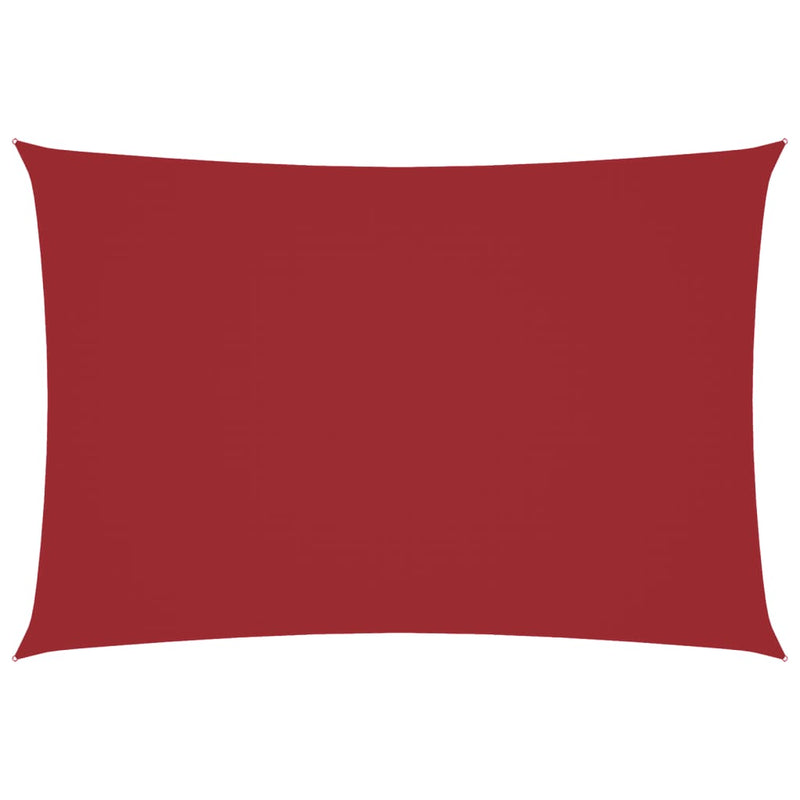 Afbeelding laden in galerijviewer, Vidaxl zonnescherm rechthoekig 2,5x4,5 m oxford stof rood