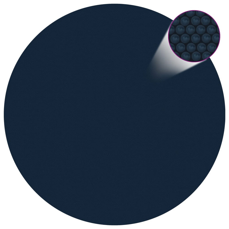 Afbeelding laden in galerijviewer, VidaXL Zwembadfolie solar drijvend 356 cm PE zwart en blauw