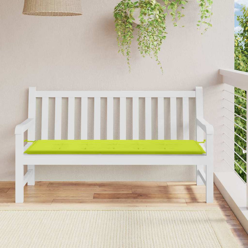 Afbeelding laden in galerijviewer, Vidaxl tuinbankkussen 150x50x3 cm oxford stof felgroen