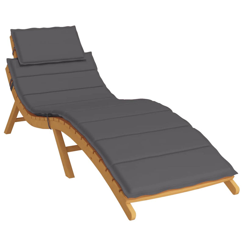 Afbeelding laden in galerijviewer, Vidaxl ligbedkussen 186x58x4 cm oxford stof antracietkleurig