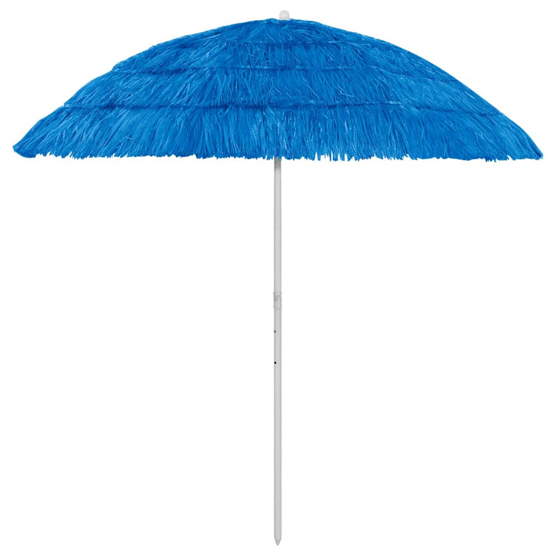 Afbeelding laden in galerijviewer, VidaXL Strandparasol Hawaï 240 cm blauw