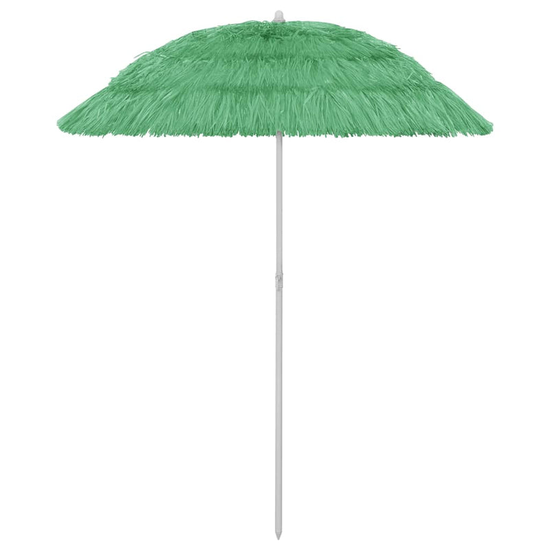 Afbeelding laden in galerijviewer, Vidaxl strandparasol hawaï 180 cm groen