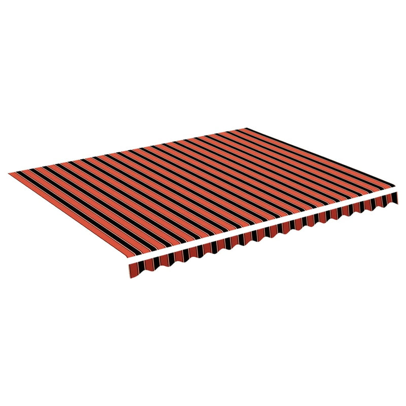 Afbeelding laden in galerijviewer, Vidaxl vervangingsdoek voor luifel 4,5x3,5 m oranje en bruin