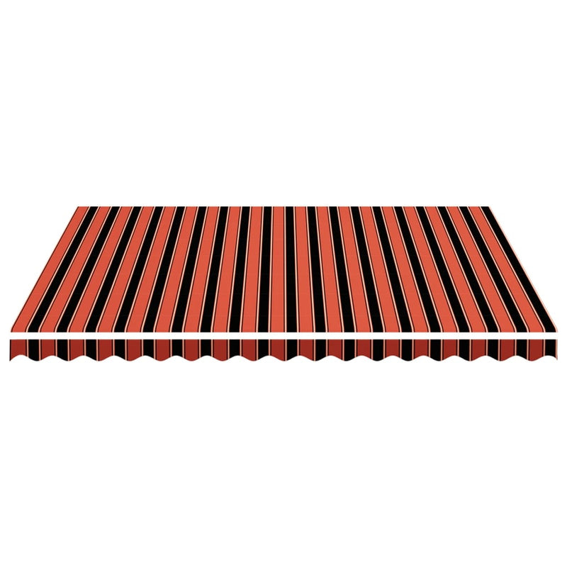 Afbeelding laden in galerijviewer, Vidaxl vervangingsdoek voor luifel 4,5x3,5 m oranje en bruin