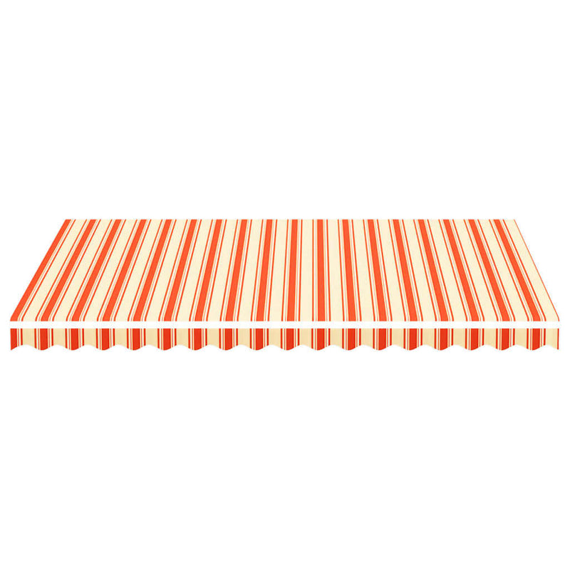 Afbeelding laden in galerijviewer, Vidaxl vervangingsdoek voor luifel 3,5x2,5 m geel en oranje