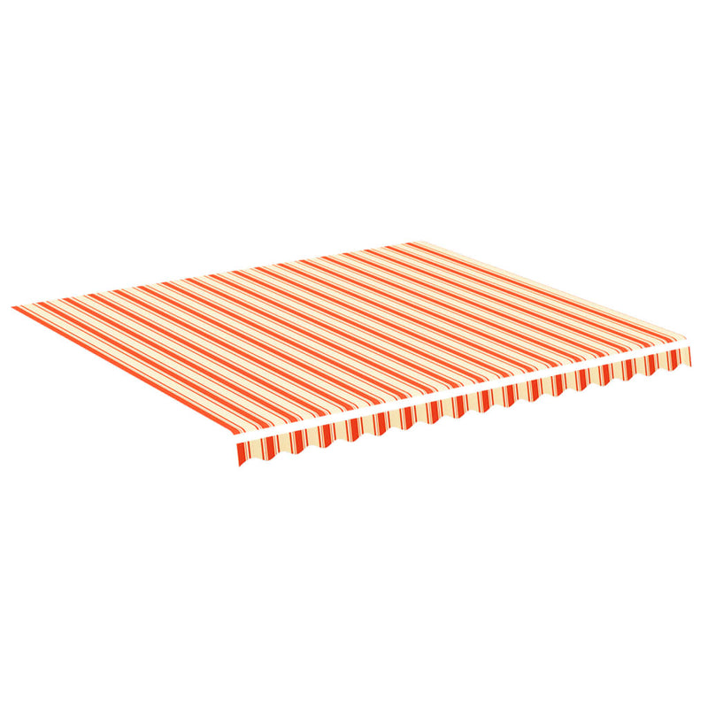 Afbeelding laden in galerijviewer, Vidaxl vervangingsdoek voor luifel 4x3,5 m geel en oranje