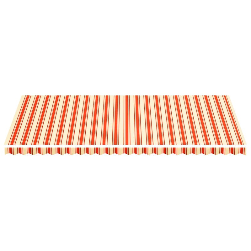 Afbeelding laden in galerijviewer, Vidaxl vervangingsdoek voor luifel 6x3 m geel en oranje
