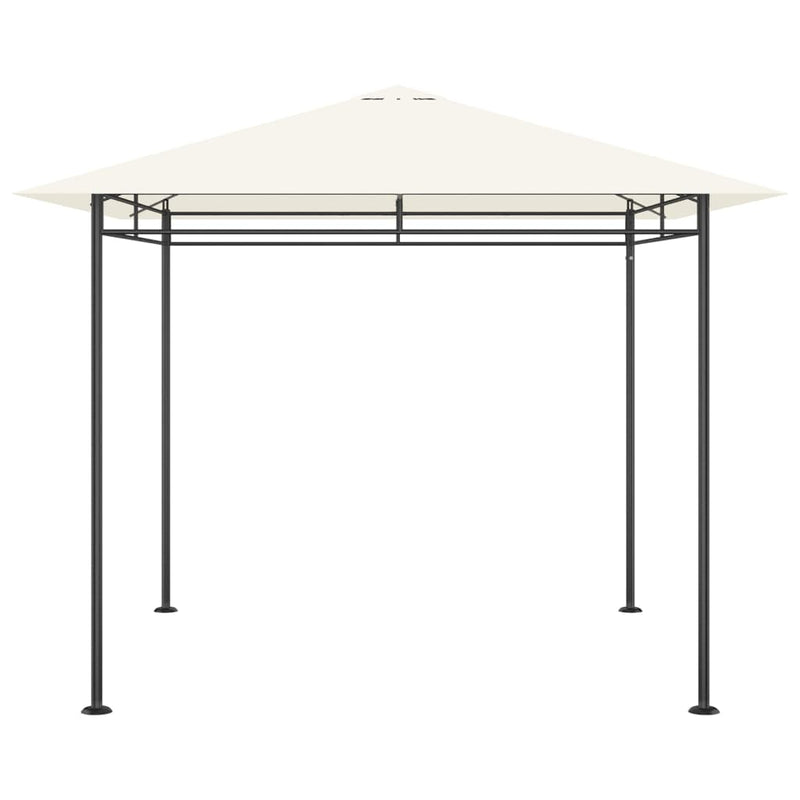 Afbeelding laden in galerijviewer, Vidaxl prieel 180 g m² 3x3x2,7 m crèmekleurig