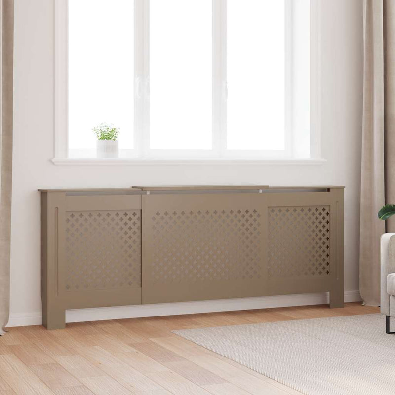 Afbeelding laden in galerijviewer, Vidaxl radiatorombouw 205 cm mdf
