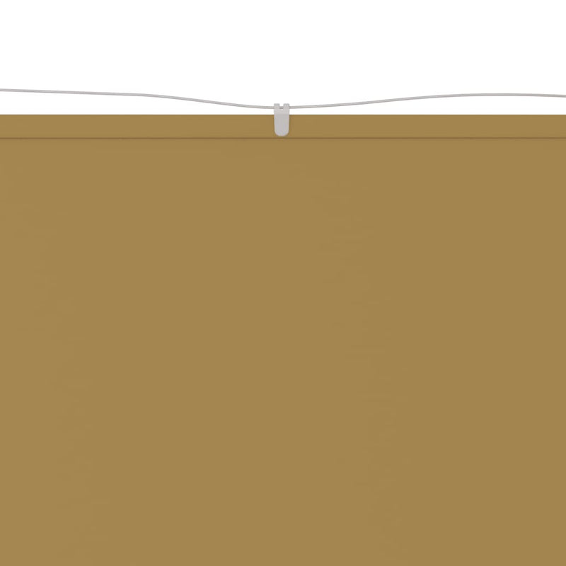 Afbeelding laden in galerijviewer, Vidaxl luifel verticaal 200x420 cm oxford stof beige