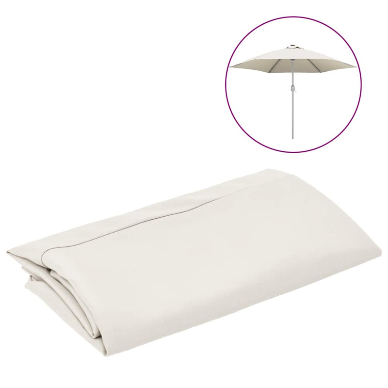 Afbeelding laden in galerijviewer, Vidaxl vervangingsdoek voor parasol 300 cm wit