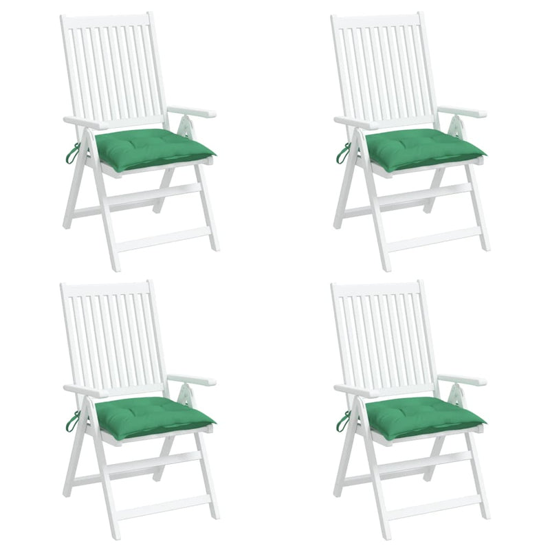 Afbeelding laden in galerijviewer, Vidaxl stoelkussens 4 st 50x50x7 cm oxford stof groen