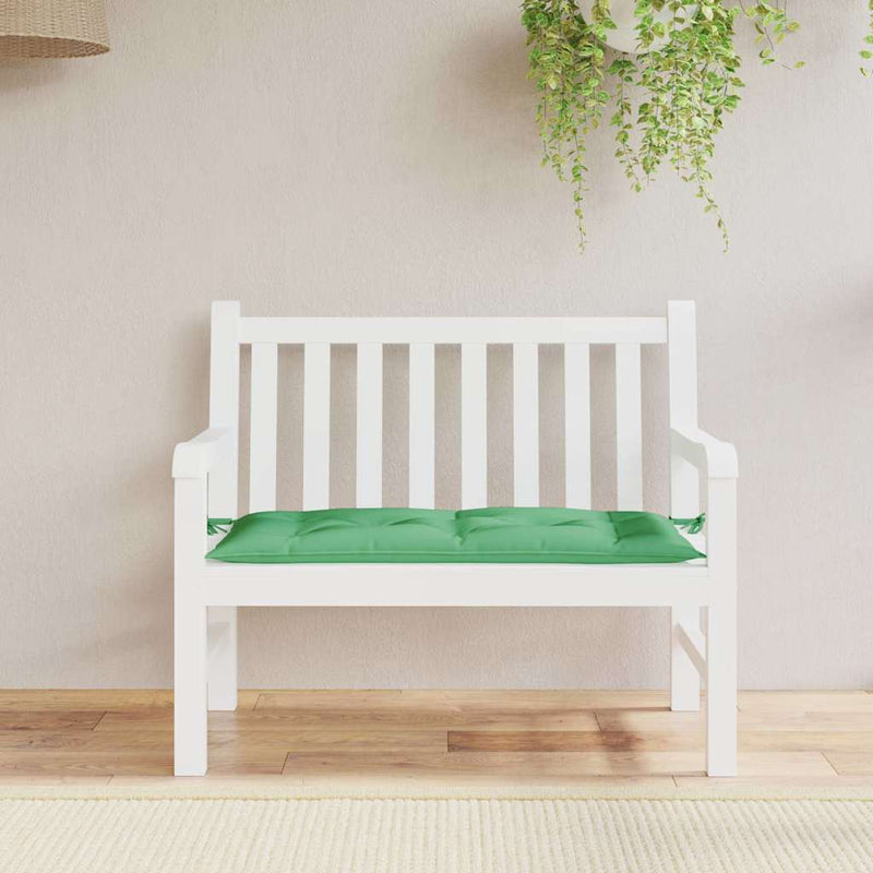Afbeelding laden in galerijviewer, Vidaxl tuinbankkussen 100x50x7 cm oxford stof groen