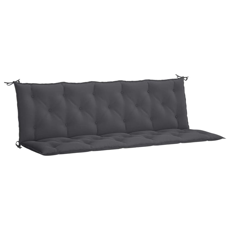 Afbeelding laden in galerijviewer, Vidaxl tuinbankkussen 180x(50+50)x7 cm oxford stof antracietkleurig