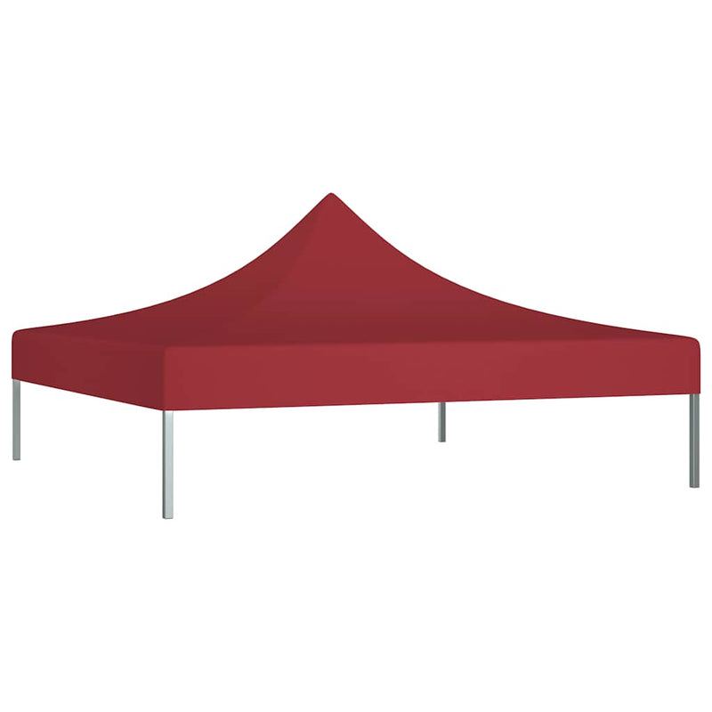 Afbeelding laden in galerijviewer, Vidaxl partytentdak 270 g m² 3x3 m bordeauxrood