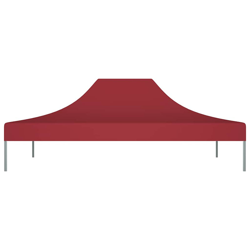 Afbeelding laden in galerijviewer, Vidaxl partytentdak 270 g m² 4x3 m bordeauxrood