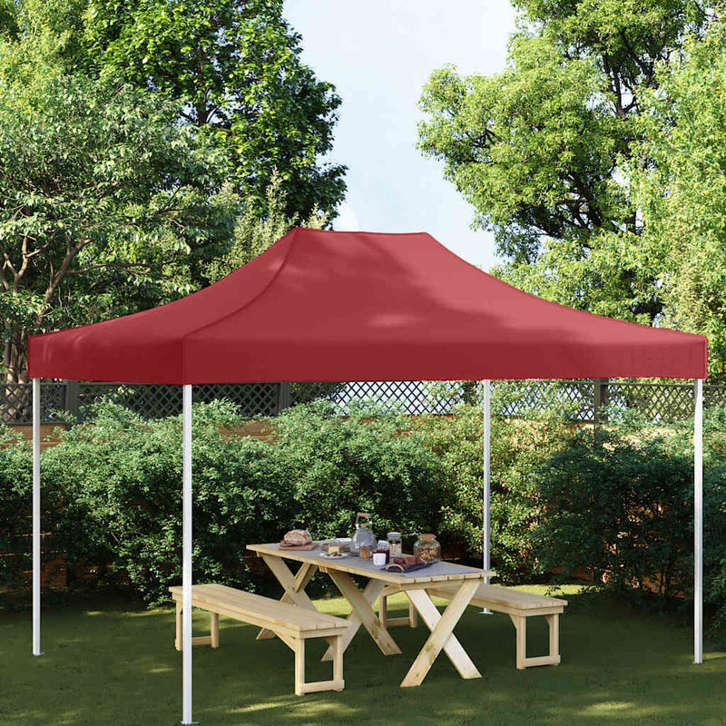 Afbeelding laden in galerijviewer, Vidaxl partytentdak 270 g m² 4x3 m bordeauxrood