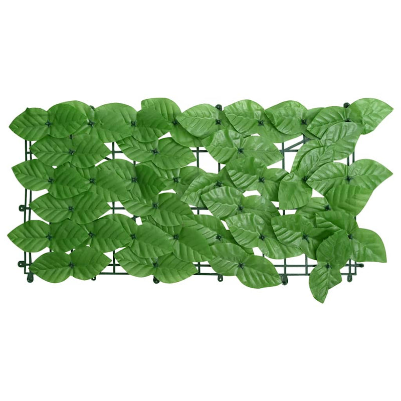 Afbeelding laden in galerijviewer, Vidaxl balkonscherm met groene bladeren 300x150 cm