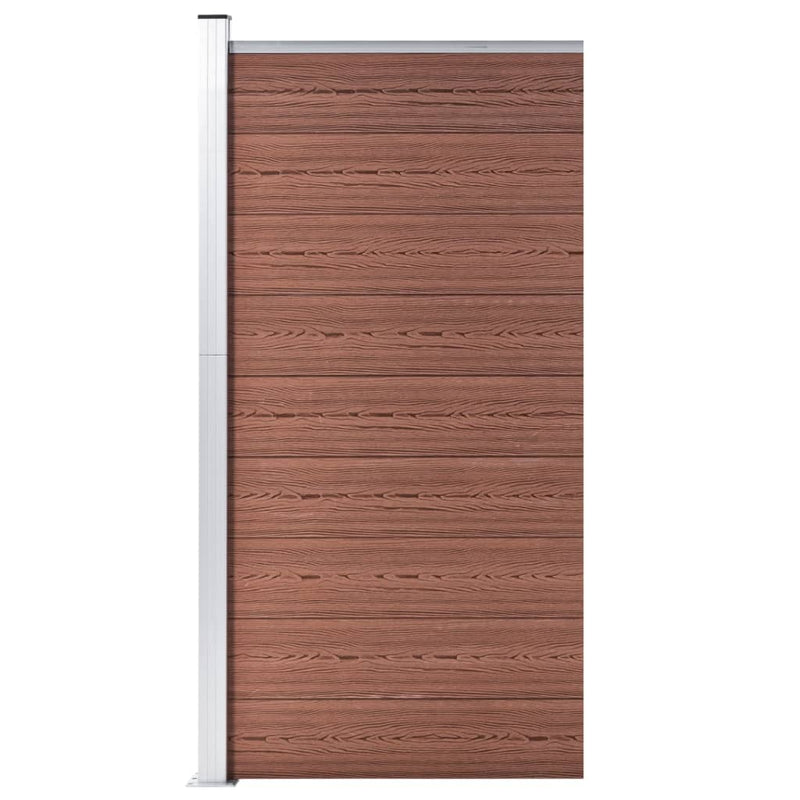 Afbeelding laden in galerijviewer, Vidaxl schuttingpaneel 95x186 cm hkc bruin