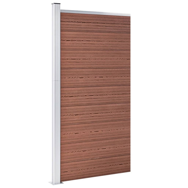 Afbeelding laden in galerijviewer, Vidaxl schuttingpaneel 95x186 cm hkc bruin